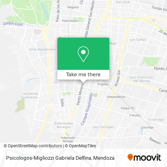 Psicologos-Migliozzi Gabriela Delfina map