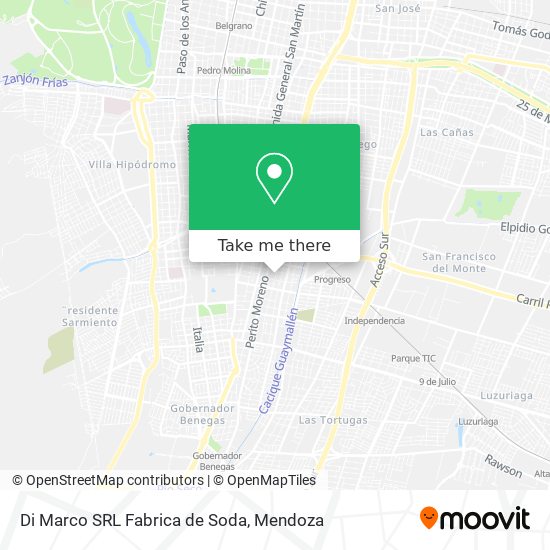 Mapa de Di Marco SRL Fabrica de Soda