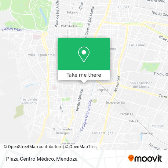 Plaza Centro Médico map