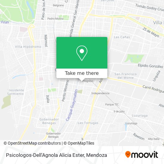 Mapa de Psicologos-Dell'Agnola Alicia Ester