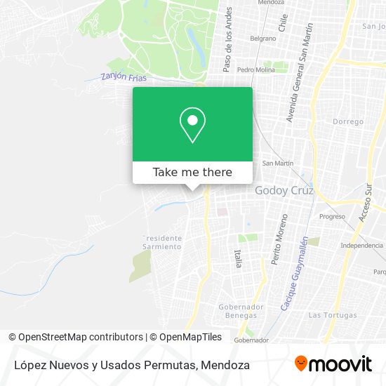 López Nuevos y Usados Permutas map