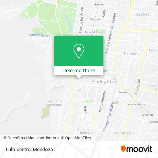 Mapa de Lubricentro