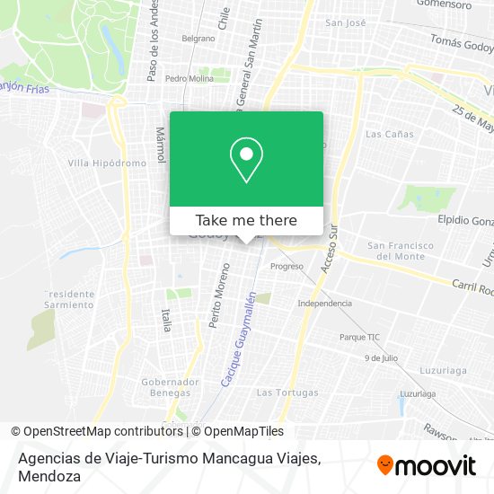 Agencias de Viaje-Turismo Mancagua Viajes map