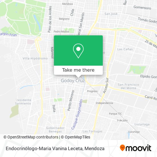 Endocrinólogo-Maria Vanina Leceta map