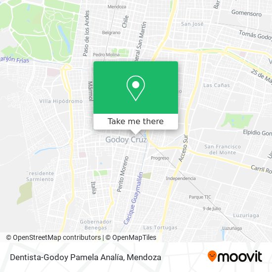 Dentista-Godoy Pamela Analía map