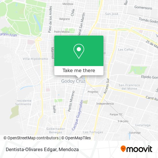 Mapa de Dentista-Olivares Edgar