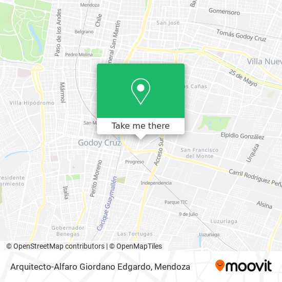 Arquitecto-Alfaro Giordano Edgardo map