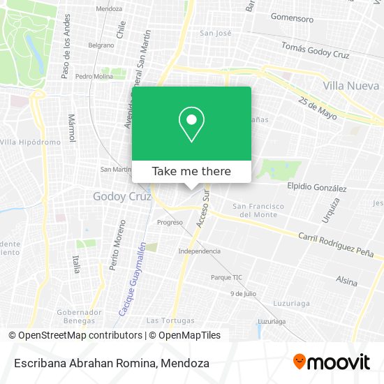 Mapa de Escribana Abrahan Romina