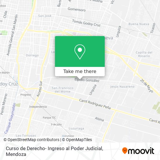 Curso de Derecho- Ingreso al Poder Judicial map