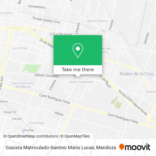 Gasista Matriculado-Santino Mario Lucas map