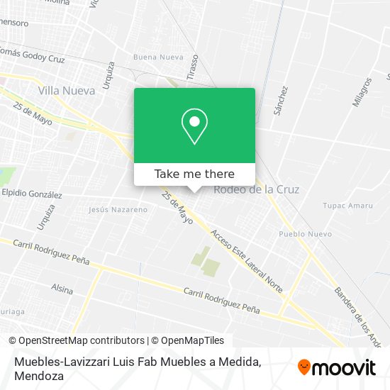 Mapa de Muebles-Lavizzari Luis Fab Muebles a Medida