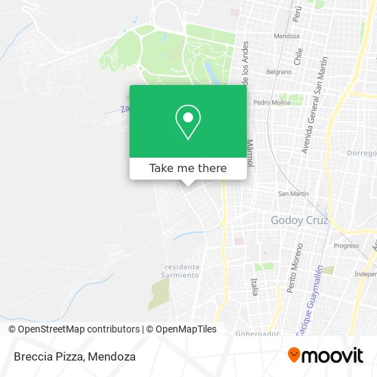 Breccia Pizza map