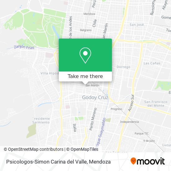 Mapa de Psicologos-Simon Carina del Valle