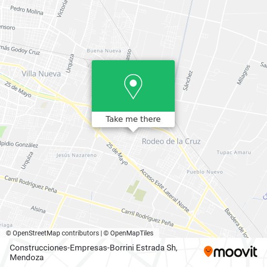 Construcciones-Empresas-Borrini Estrada Sh map