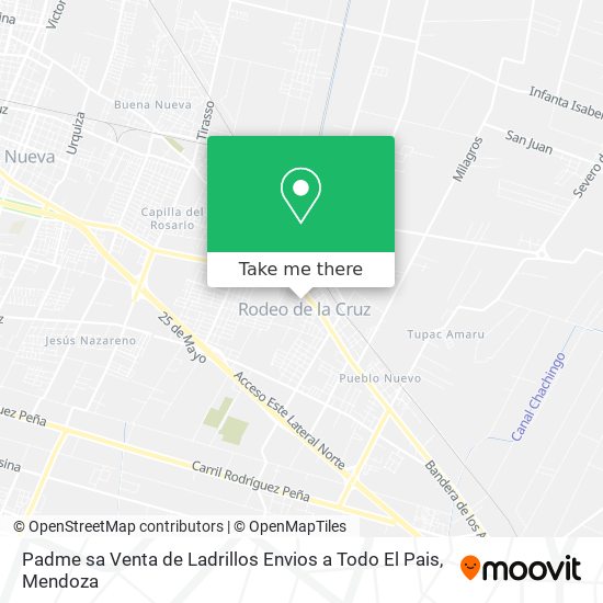 Padme sa Venta de Ladrillos Envios a Todo El Pais map