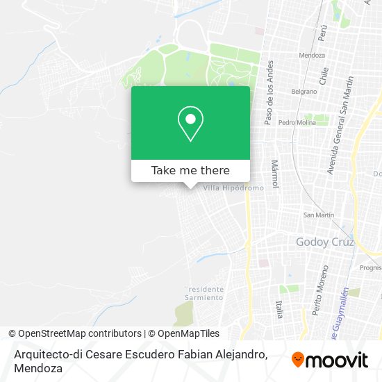 Mapa de Arquitecto-di Cesare Escudero Fabian Alejandro