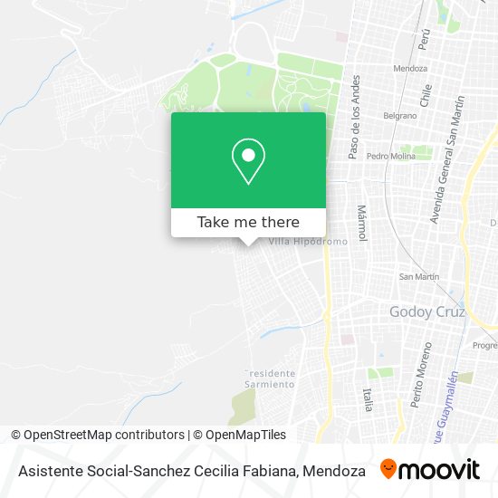 Asistente Social-Sanchez Cecilia Fabiana map