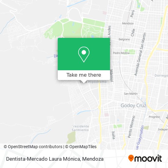 Mapa de Dentista-Mercado Laura Mónica