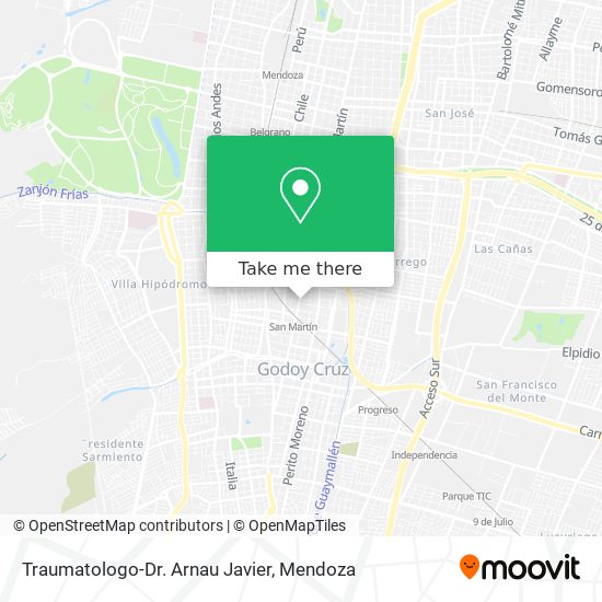 Traumatologo-Dr. Arnau Javier map