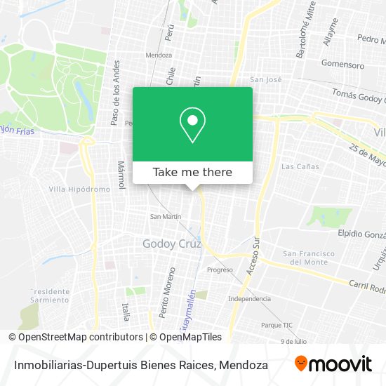 Mapa de Inmobiliarias-Dupertuis Bienes Raices