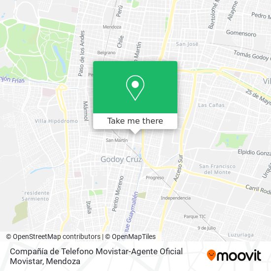 Compañía de Telefono Movistar-Agente Oficial Movistar map