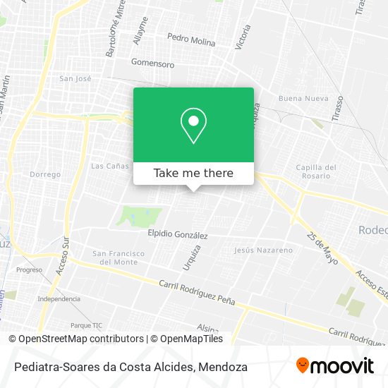 Pediatra-Soares da Costa Alcides map