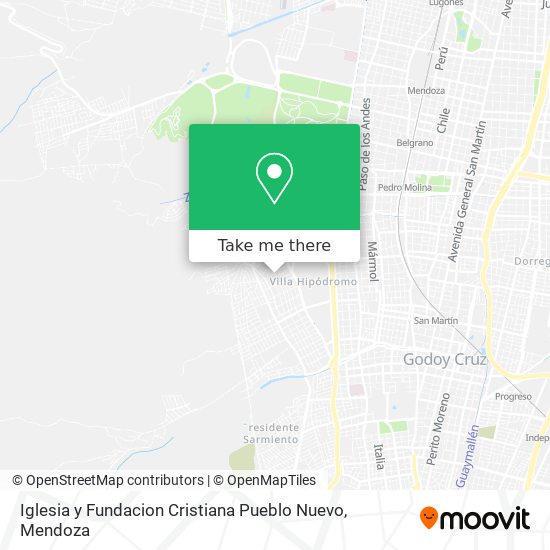 Iglesia y Fundacion Cristiana Pueblo Nuevo map