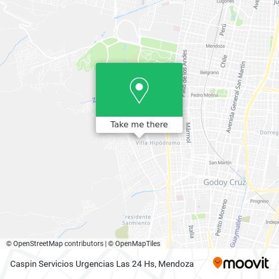 Caspin Servicios Urgencias Las 24 Hs map