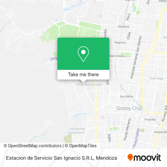 Estacion de Servicio San Ignacio S.R.L map