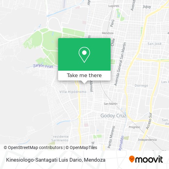 Kinesiologo-Santagati Luis Dario map