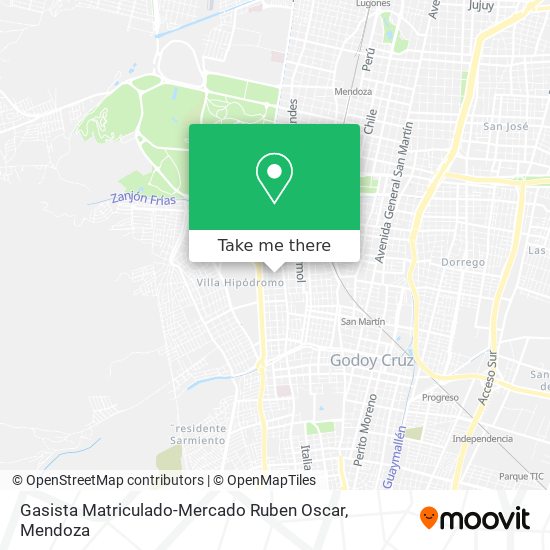 Mapa de Gasista Matriculado-Mercado Ruben Oscar