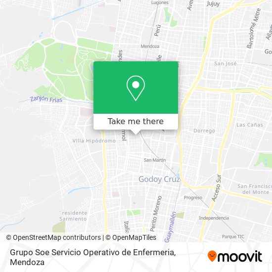 Grupo Soe Servicio Operativo de Enfermeria map