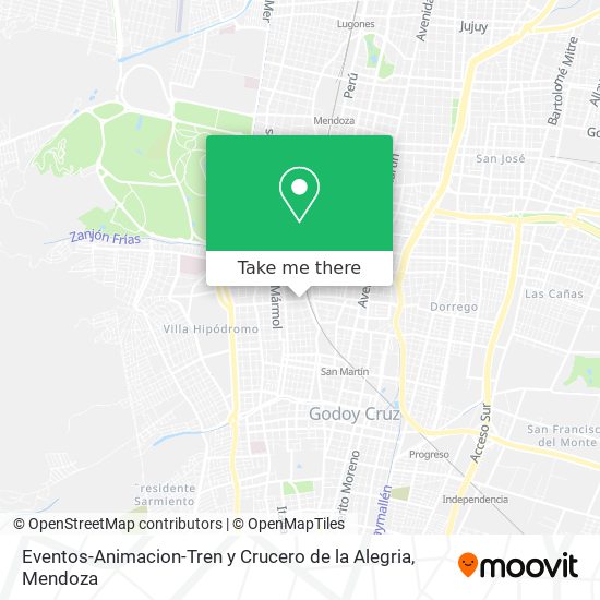 Mapa de Eventos-Animacion-Tren y Crucero de la Alegria