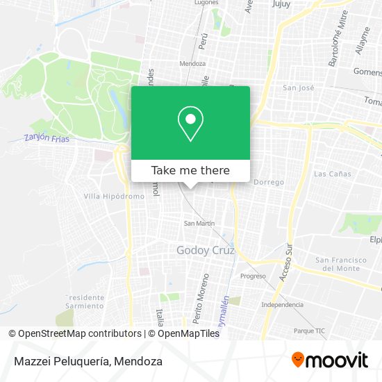 Mapa de Mazzei Peluquería