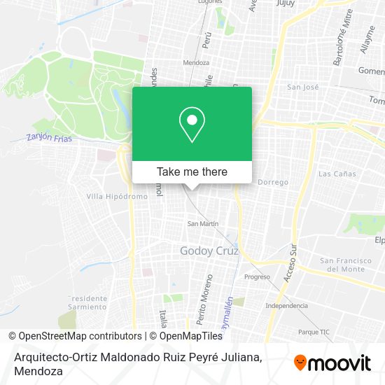 Arquitecto-Ortiz Maldonado Ruiz Peyré Juliana map