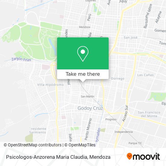 Psicologos-Anzorena Maria Claudia map
