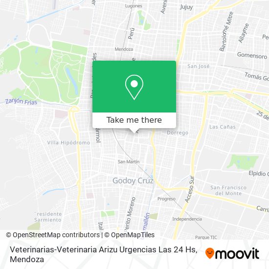Veterinarias-Veterinaria Arizu Urgencias Las 24 Hs map
