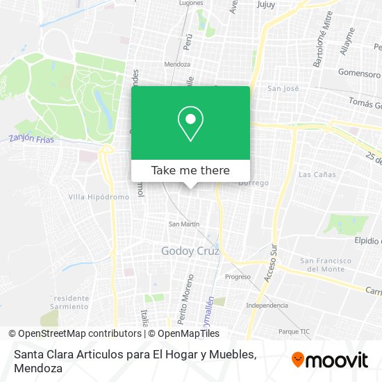 Mapa de Santa Clara Articulos para El Hogar y Muebles