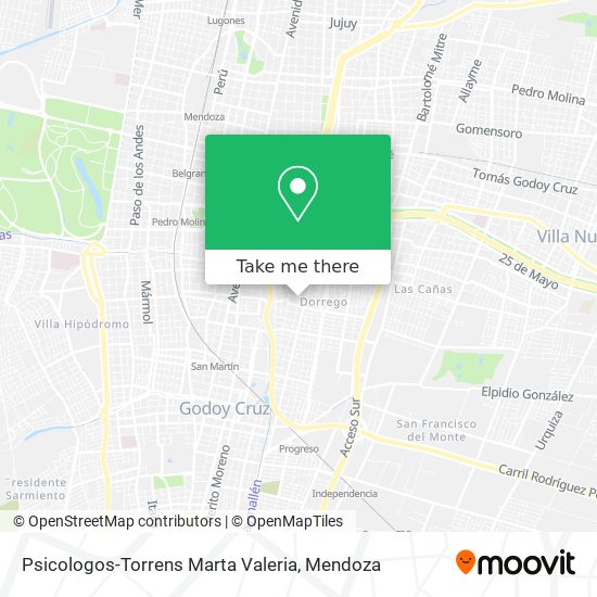 Psicologos-Torrens Marta Valeria map