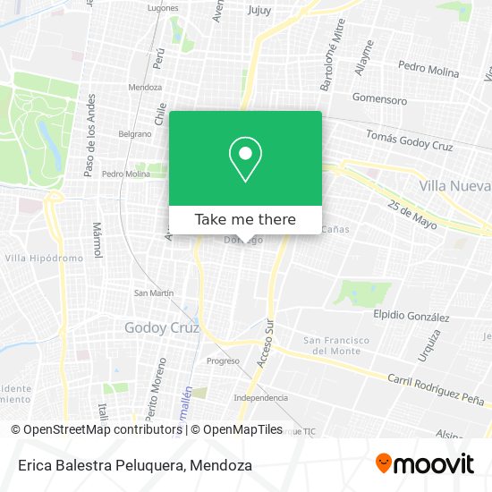 Mapa de Erica Balestra Peluquera