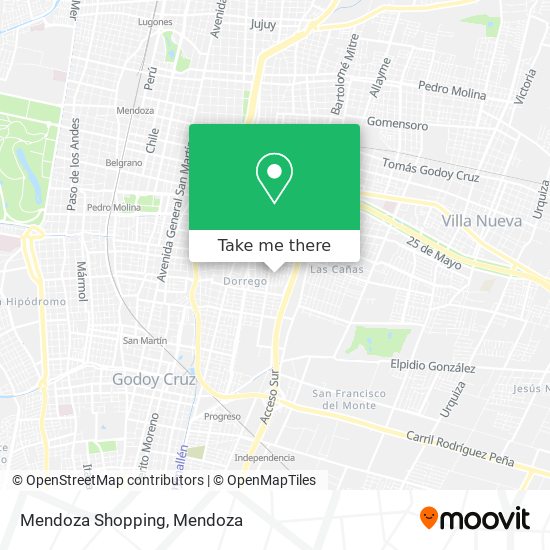 Mapa de Mendoza Shopping