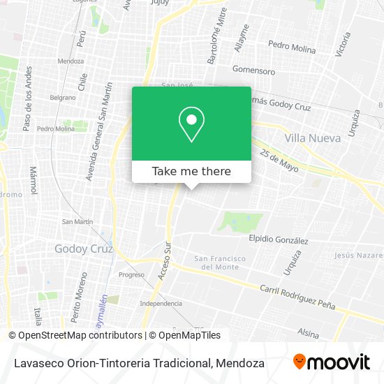 Lavaseco Orion-Tintoreria Tradicional map