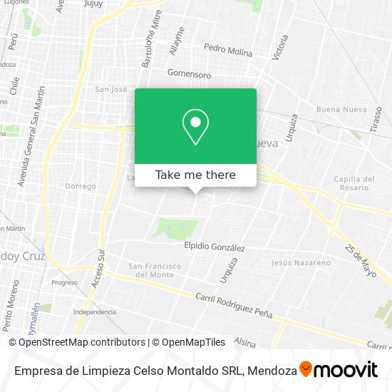 Empresa de Limpieza Celso Montaldo SRL map