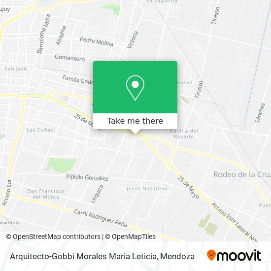 Arquitecto-Gobbi Morales Maria Leticia map