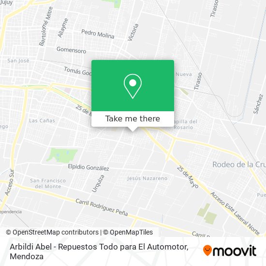 Arbildi Abel - Repuestos Todo para El Automotor map