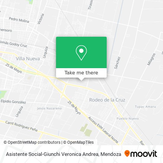 Mapa de Asistente Social-Giunchi Veronica Andrea