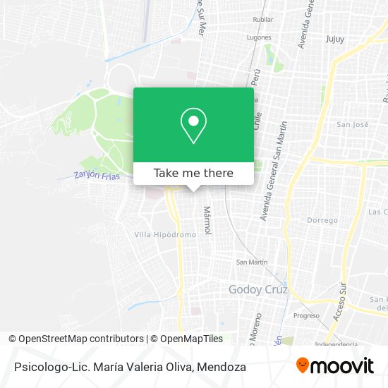 Mapa de Psicologo-Lic. María Valeria Oliva
