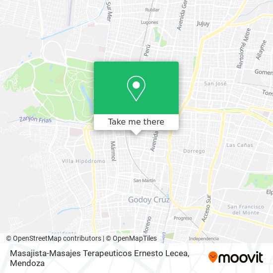 Masajista-Masajes Terapeuticos Ernesto Lecea map