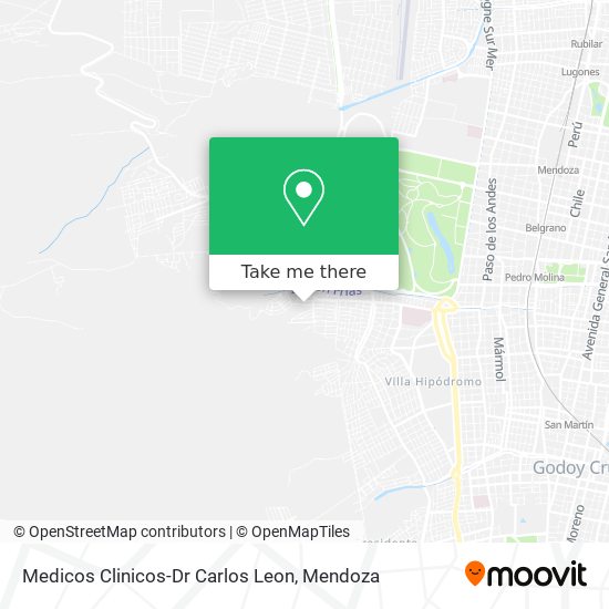 Medicos Clinicos-Dr Carlos Leon map