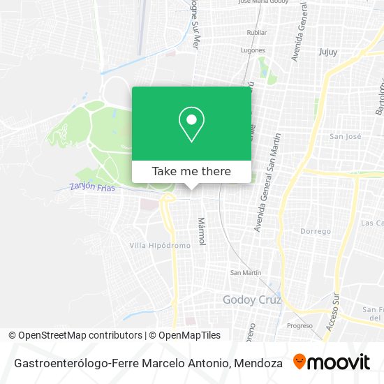 Gastroenterólogo-Ferre Marcelo Antonio map